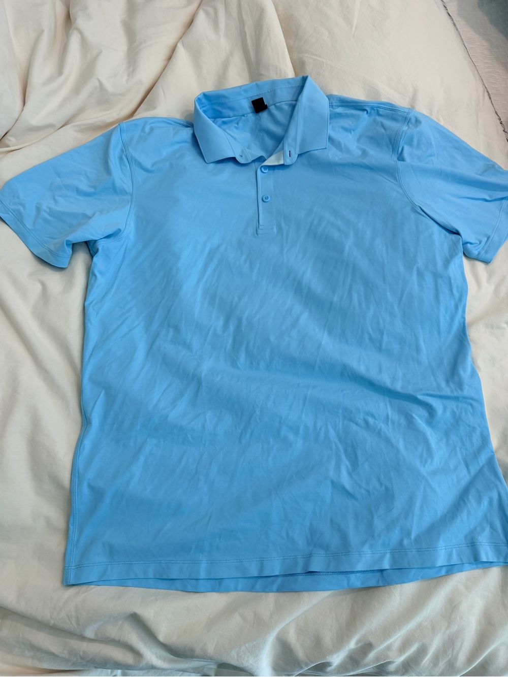 lululemon athletica Men's Sky Blue Polo Size L